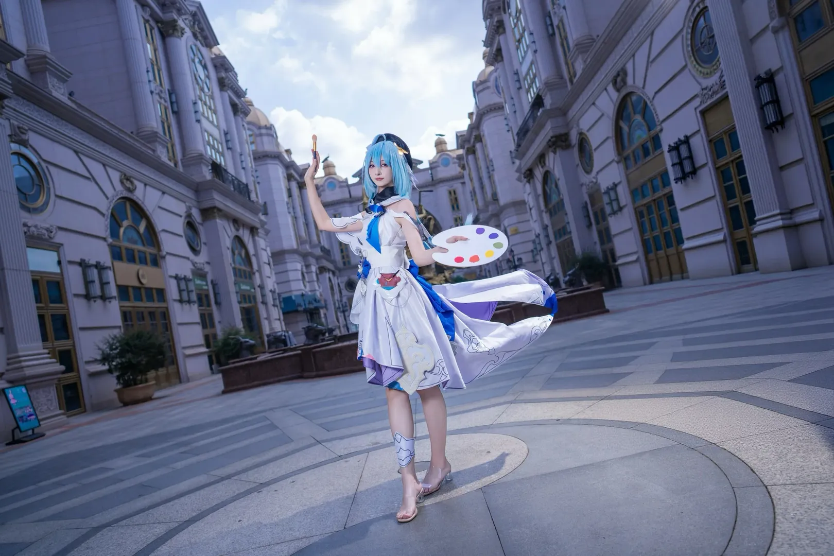 崩壊 3rd, グレーシュ コスプレ, コスプレ撮影, コスプレ日常, 欧風建築の外観 - 4枚目