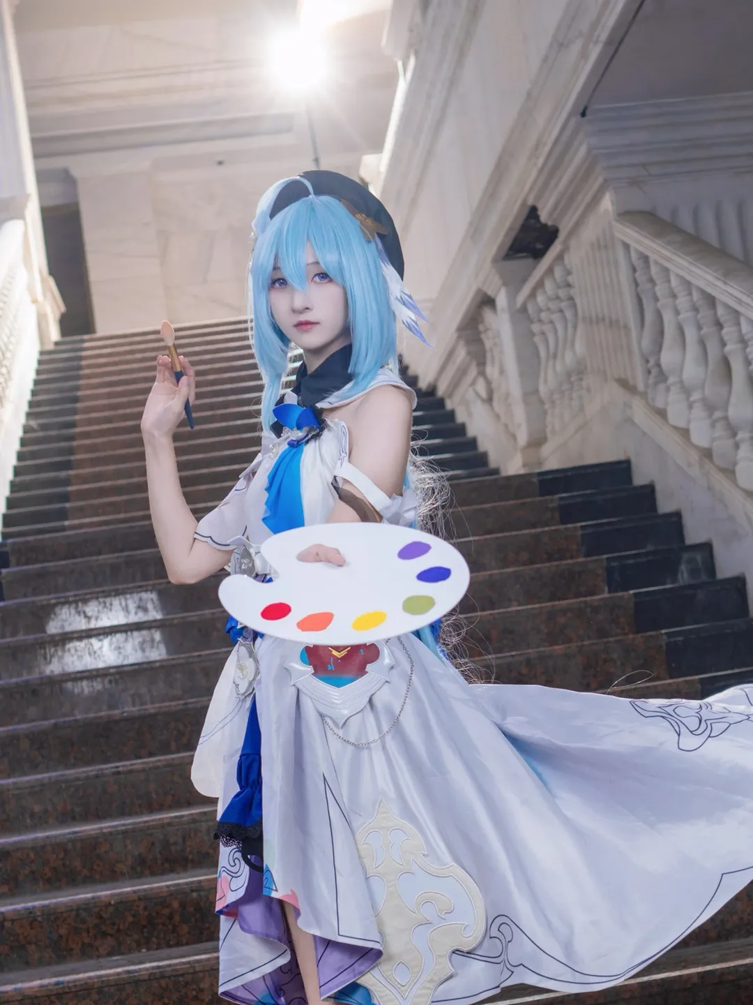 崩坏3, 格蕾修cos, cosplay摄影, cosplay日常, 欧风建筑外景