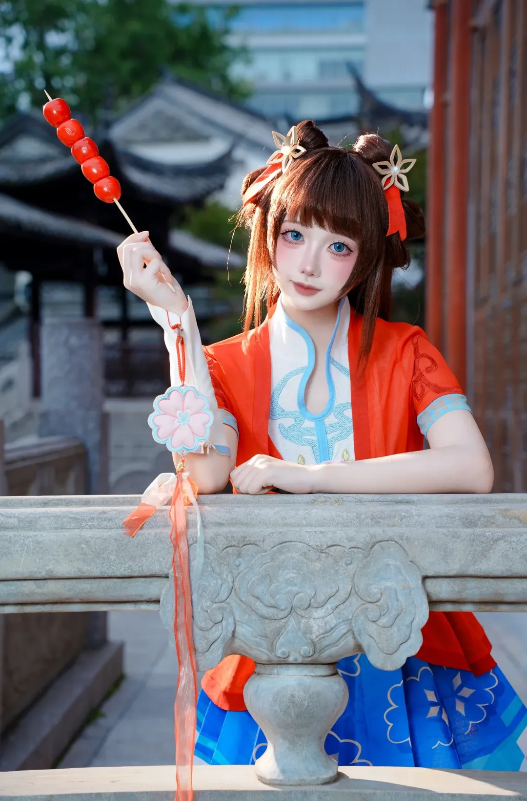 Honor of Kings, Xishi cosplay, Chinese-style photography, ACG outdoor location, Digital film simulation - Image 10