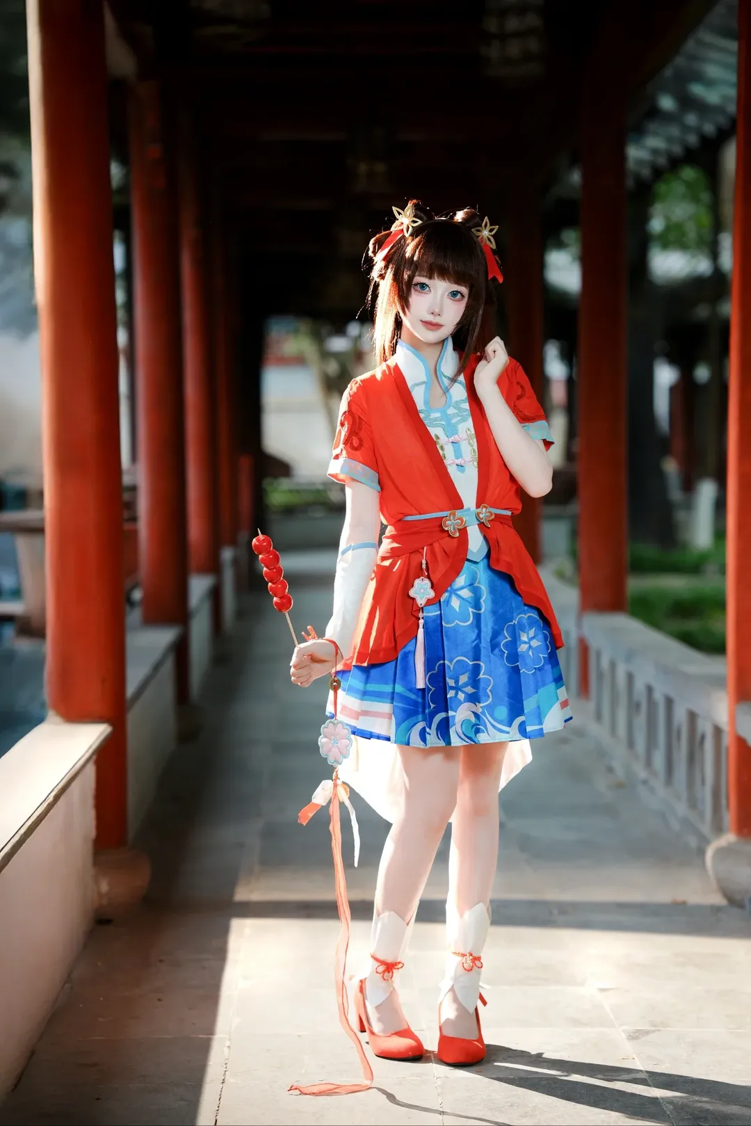 Honor of Kings, Xishi cosplay, Chinese-style photography, ACG outdoor location, Digital film simulation - Image 3