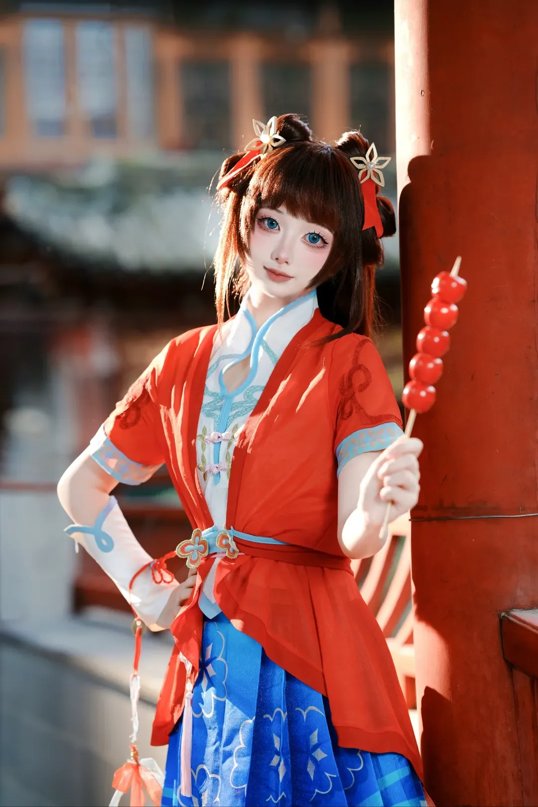 Honor of Kings, Xishi cosplay, Chinese-style photography, ACG outdoor location, Digital film simulation - Image 4