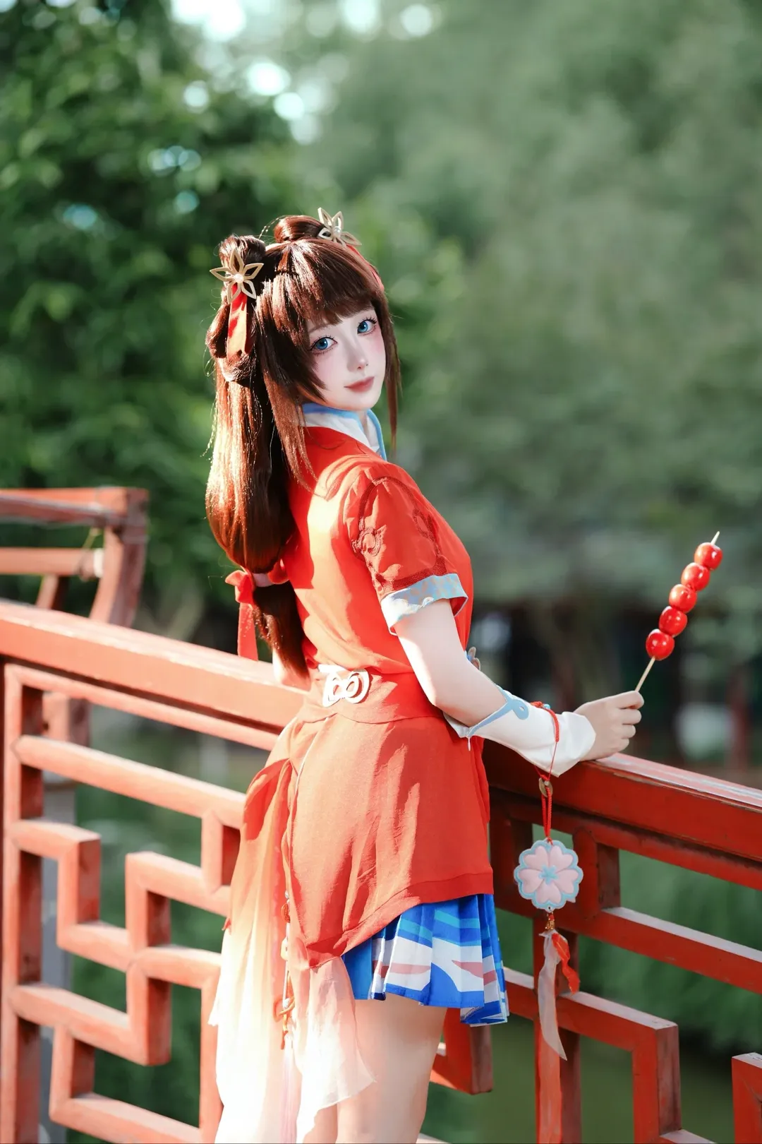 Honor of Kings, Xishi cosplay, Chinese-style photography, ACG outdoor location, Digital film simulation - Image 9