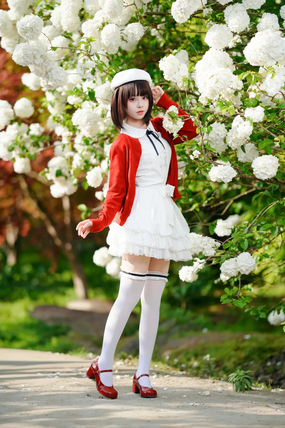 二次元撮影, 加藤恵コスプレ, 冴えない彼女の育てかた, エンドレスサマー, 紫陽花畑 - 1枚目