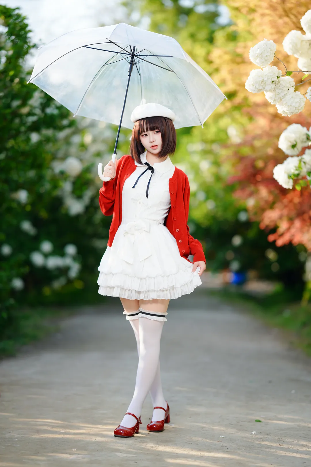 二次元撮影, 加藤恵コスプレ, 冴えない彼女の育てかた, エンドレスサマー, 紫陽花畑 - 12枚目