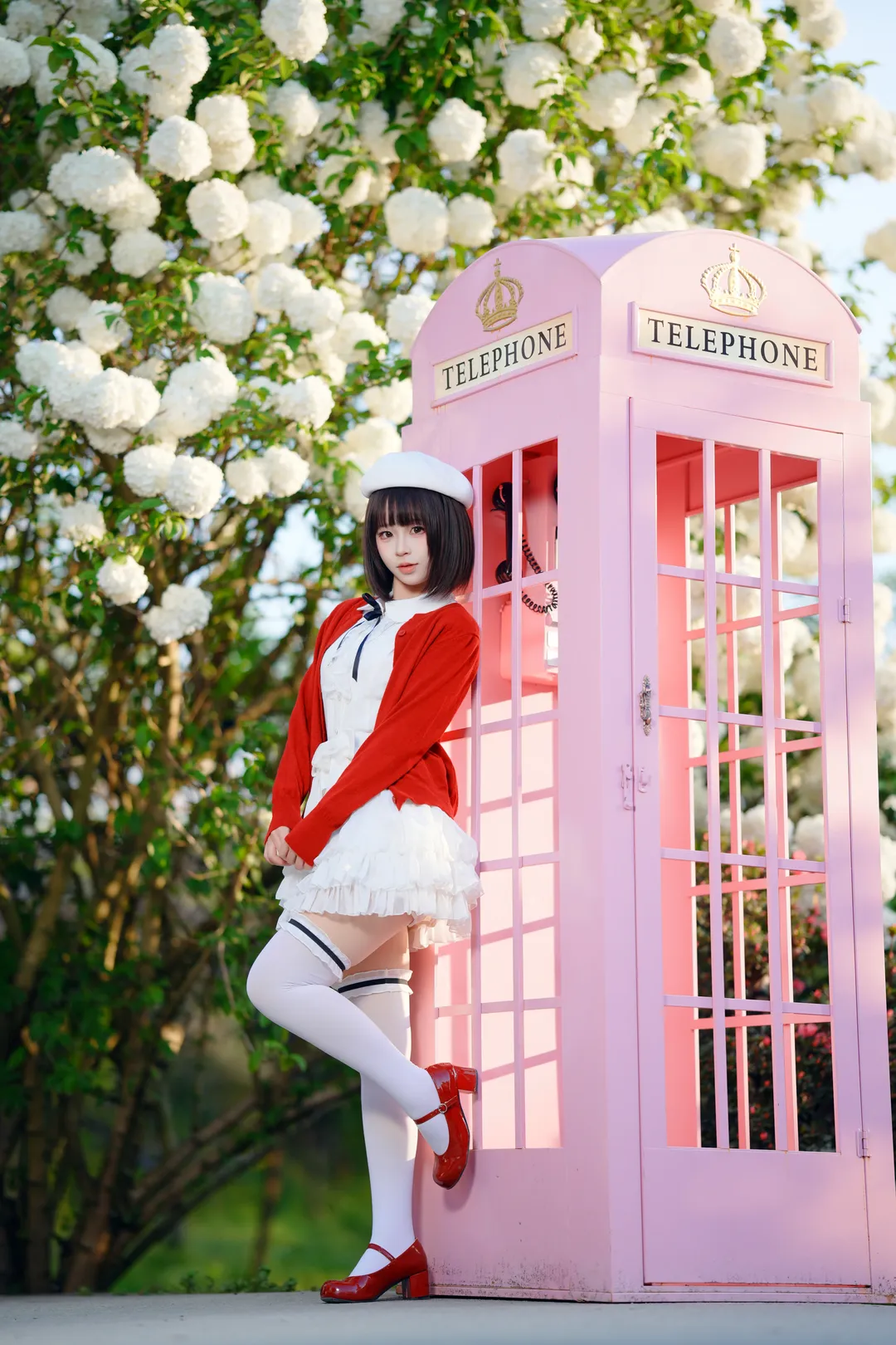 二次元撮影, 加藤恵コスプレ, 冴えない彼女の育てかた, エンドレスサマー, 紫陽花畑 - 3枚目