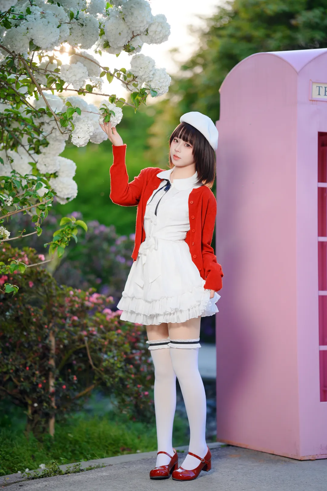 二次元撮影, 加藤恵コスプレ, 冴えない彼女の育てかた, エンドレスサマー, 紫陽花畑 - 5枚目