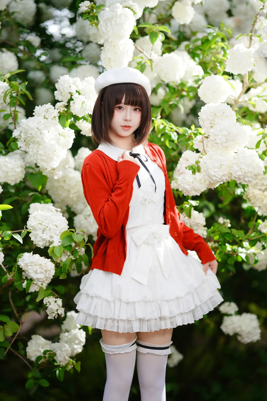 二次元撮影, 加藤恵コスプレ, 冴えない彼女の育てかた, エンドレスサマー, 紫陽花畑 - 6枚目