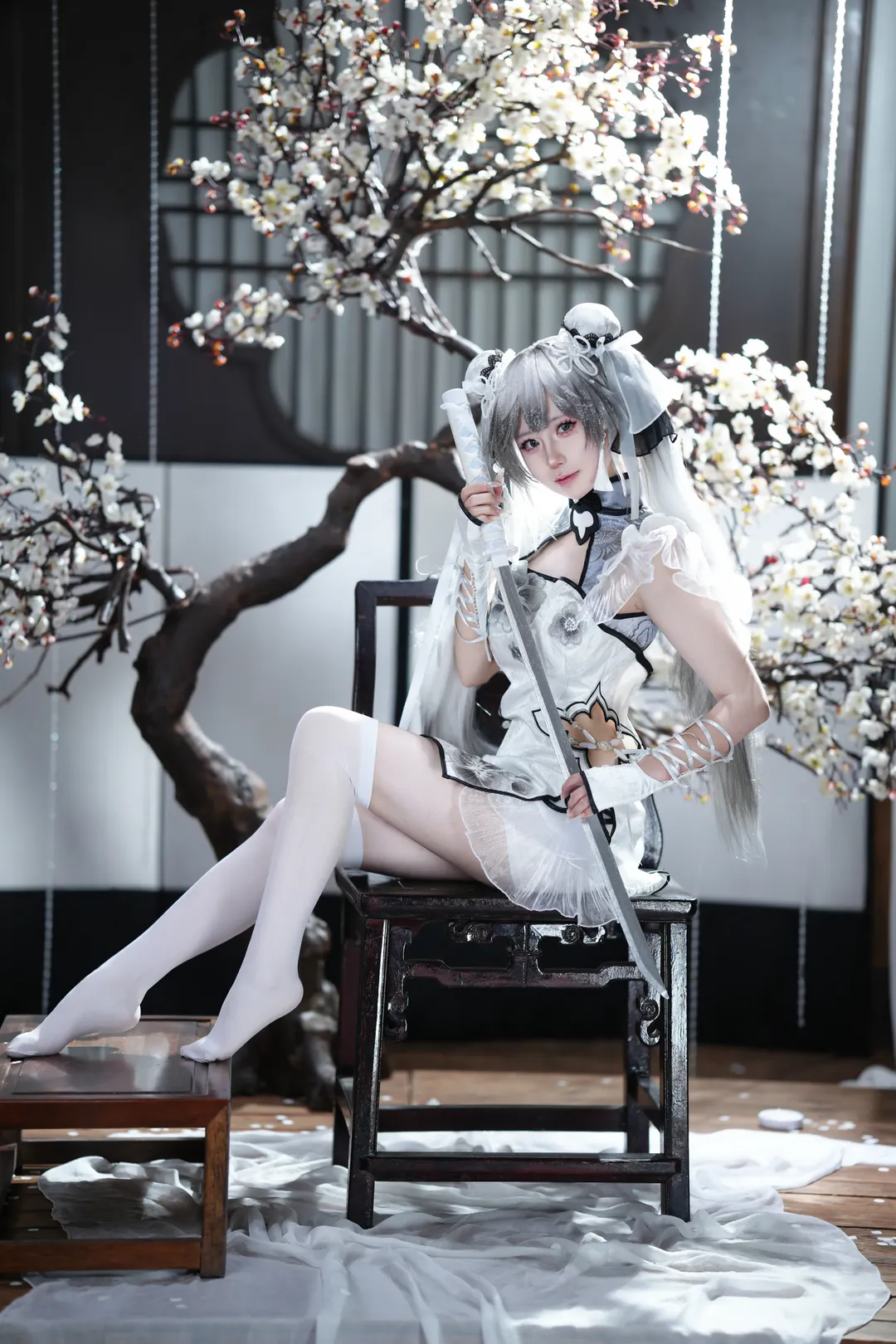 二次元撮影, NARAKA: BLADEPOINT, 殷紫萍コスプレ, 中華風コスプレ, スタジオポートレート - 2枚目