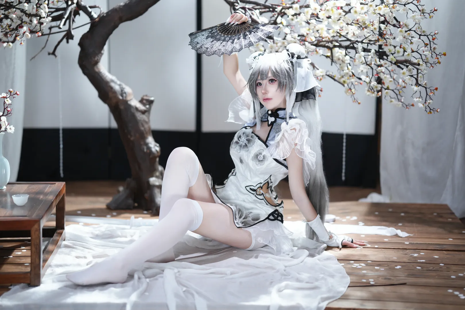 二次元撮影, NARAKA: BLADEPOINT, 殷紫萍コスプレ, 中華風コスプレ, スタジオポートレート - 4枚目