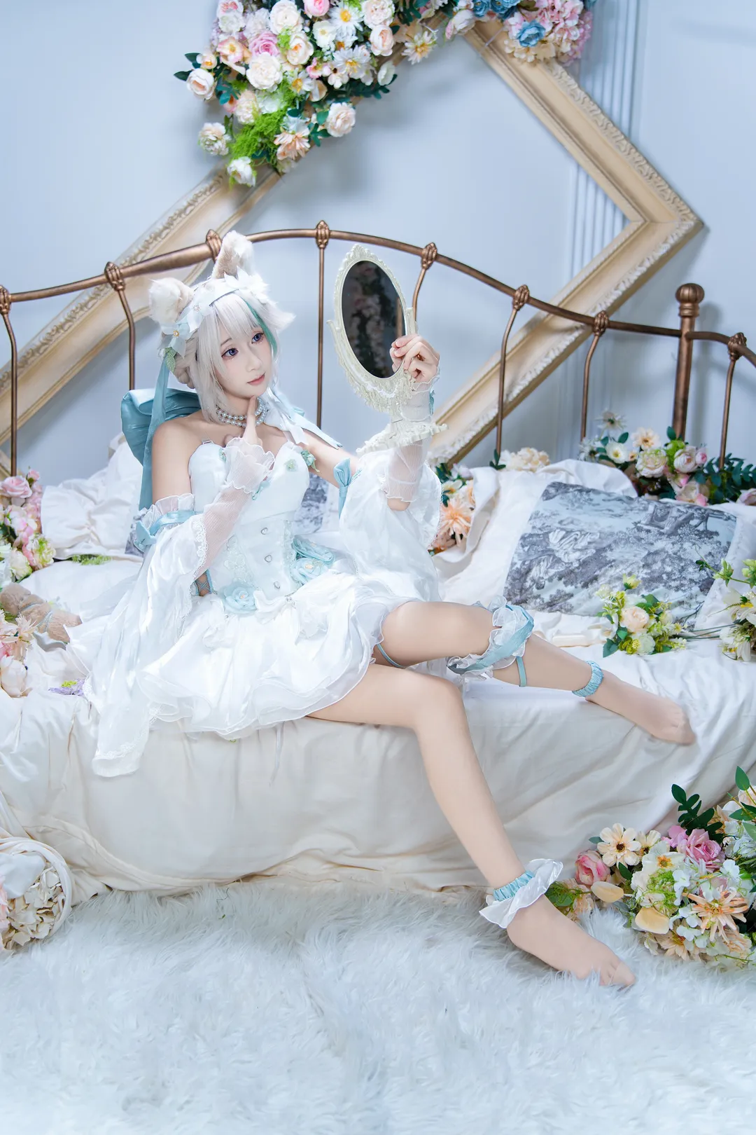 原神, 二次元少女, 琳妮特cos, cosplay摄影, 白欧影棚 - 第3张