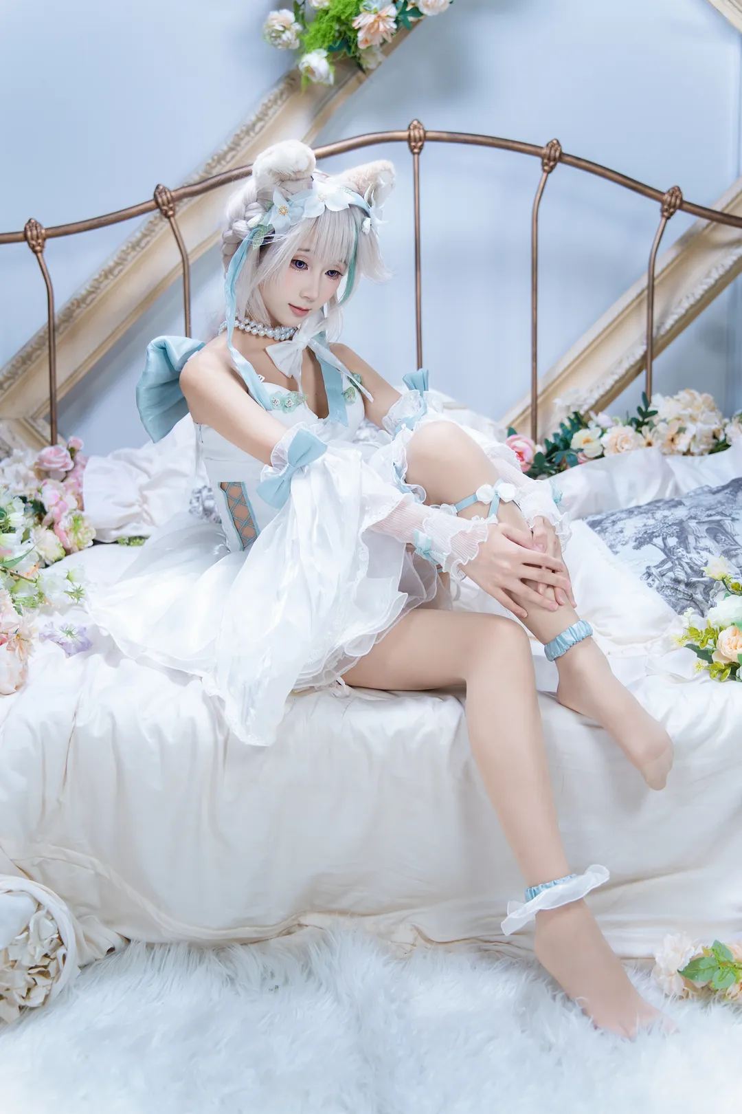 原神, 二次元少女, 琳妮特cos, cosplay摄影, 白欧影棚 - 第4张