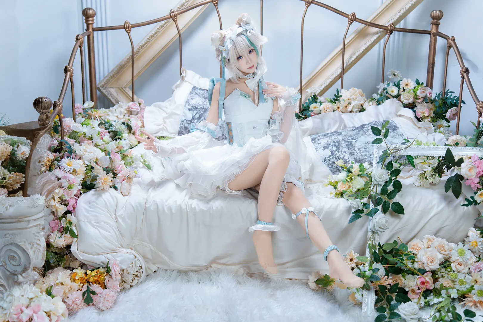原神, 二次元少女, 琳妮特cos, cosplay摄影, 白欧影棚 - 第5张
