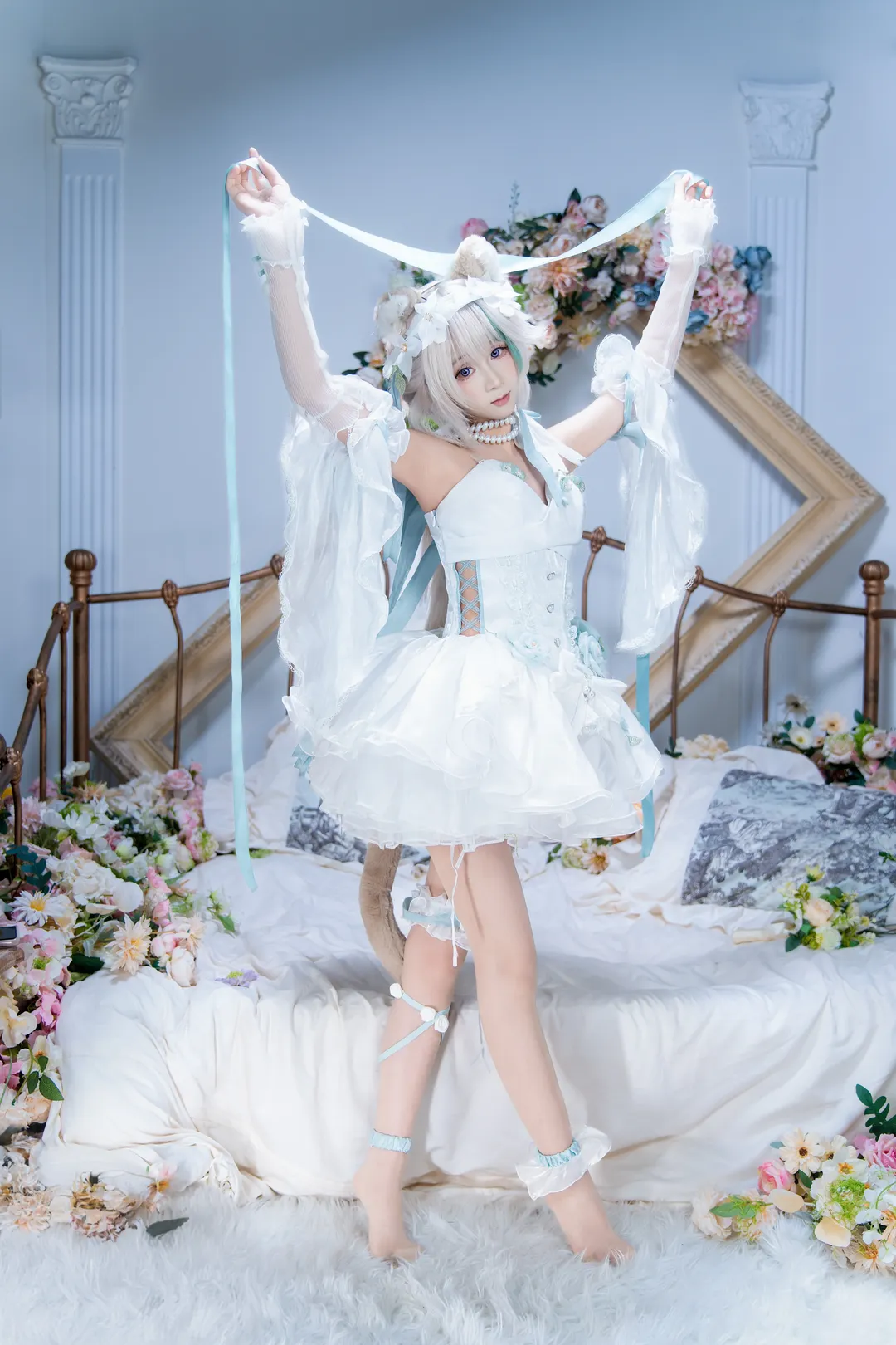 原神, 二次元少女, 琳妮特cos, cosplay摄影, 白欧影棚 - 第6张