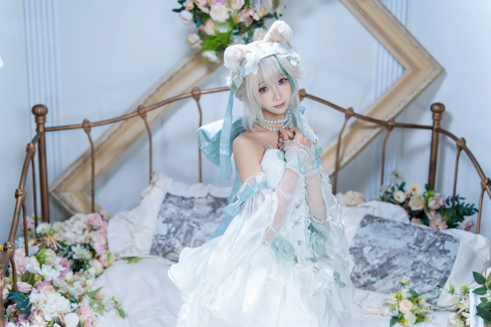 原神, 二次元少女, 琳妮特cos, cosplay摄影, 白欧影棚 - 第9张