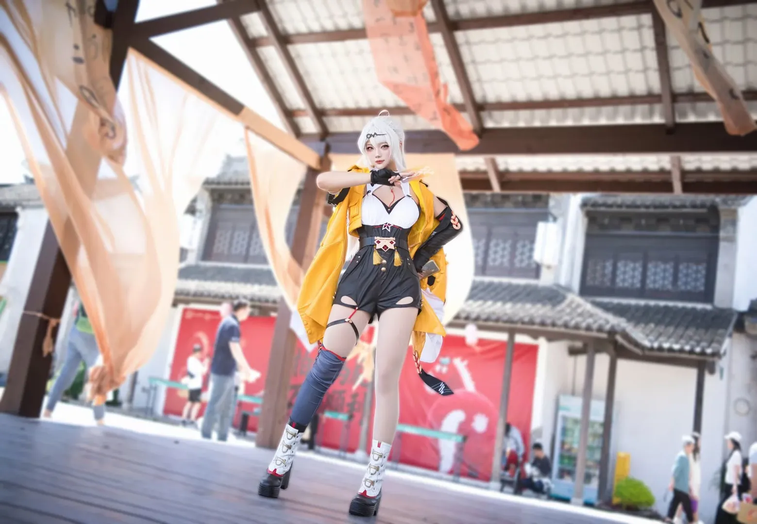ロールプレイ, コスプレ, 古風撮影, 二人ロケ, 獣耳スタイル - 6枚目