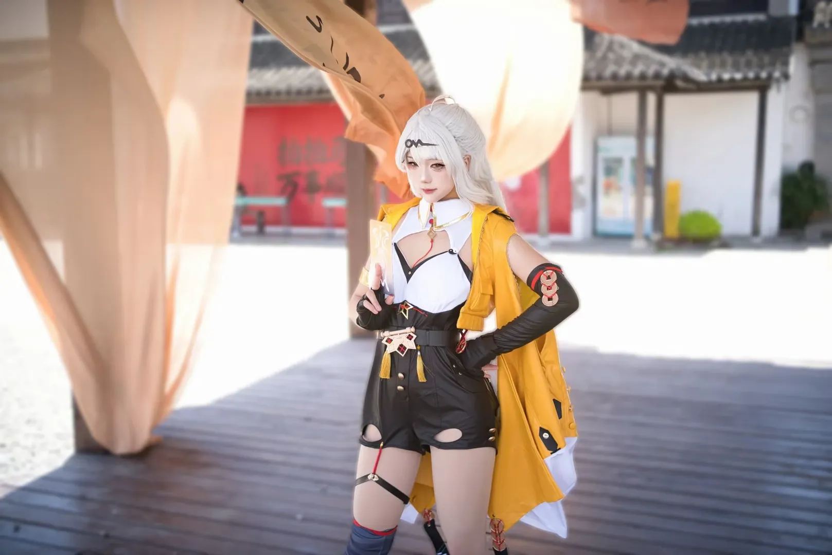 ロールプレイ, コスプレ, 古風撮影, 二人ロケ, 獣耳スタイル - 7枚目