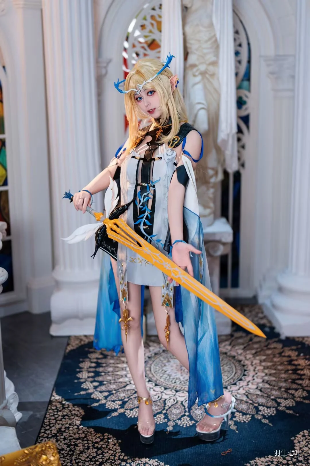 碧蓝航线, 欧式风格, 游戏角色还原, cosplay摄影, 海月cos