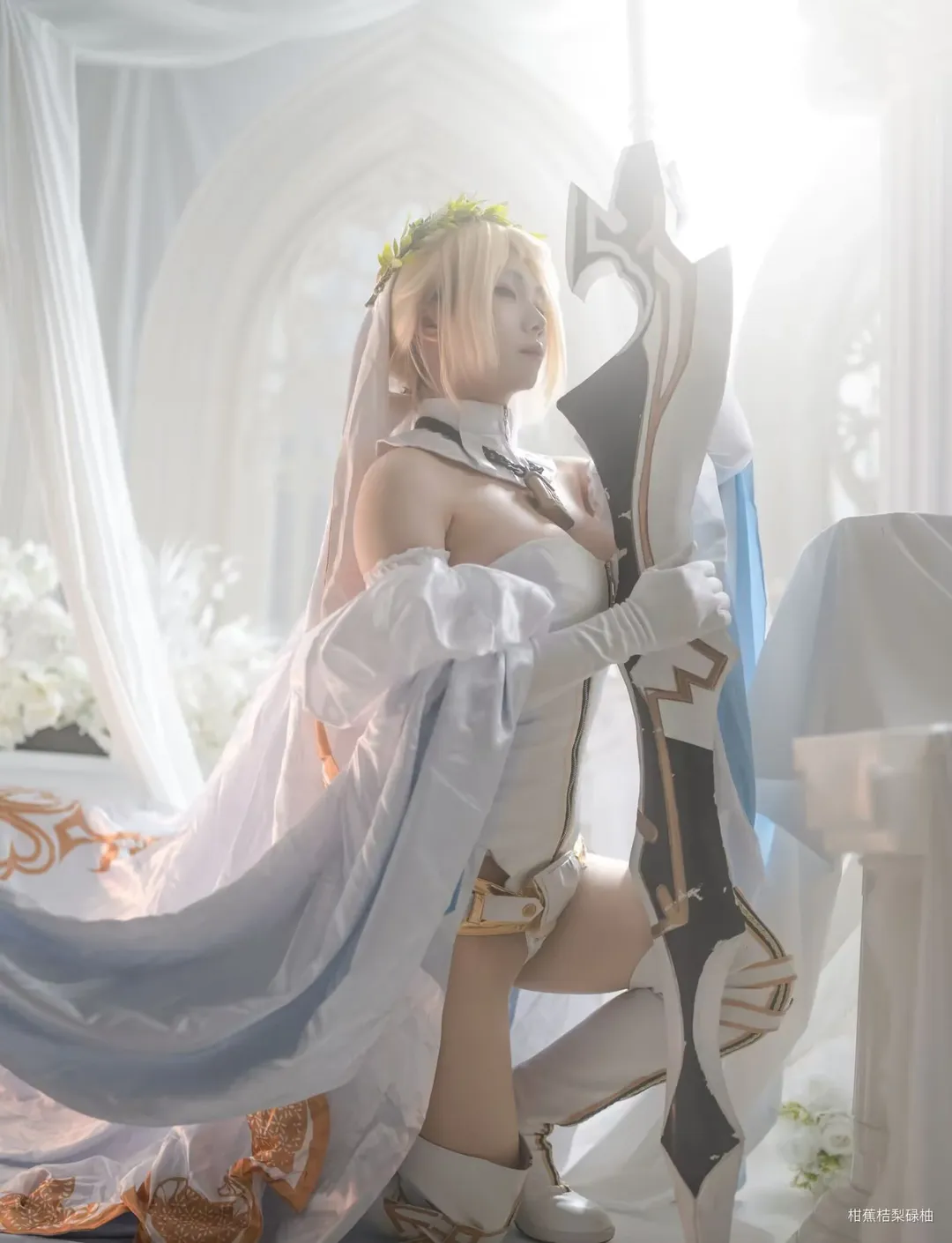 Fate/Grand Order, アルトリア コスプレ, コスプレシェア, 槍トリア 花嫁, パラディンスタイル