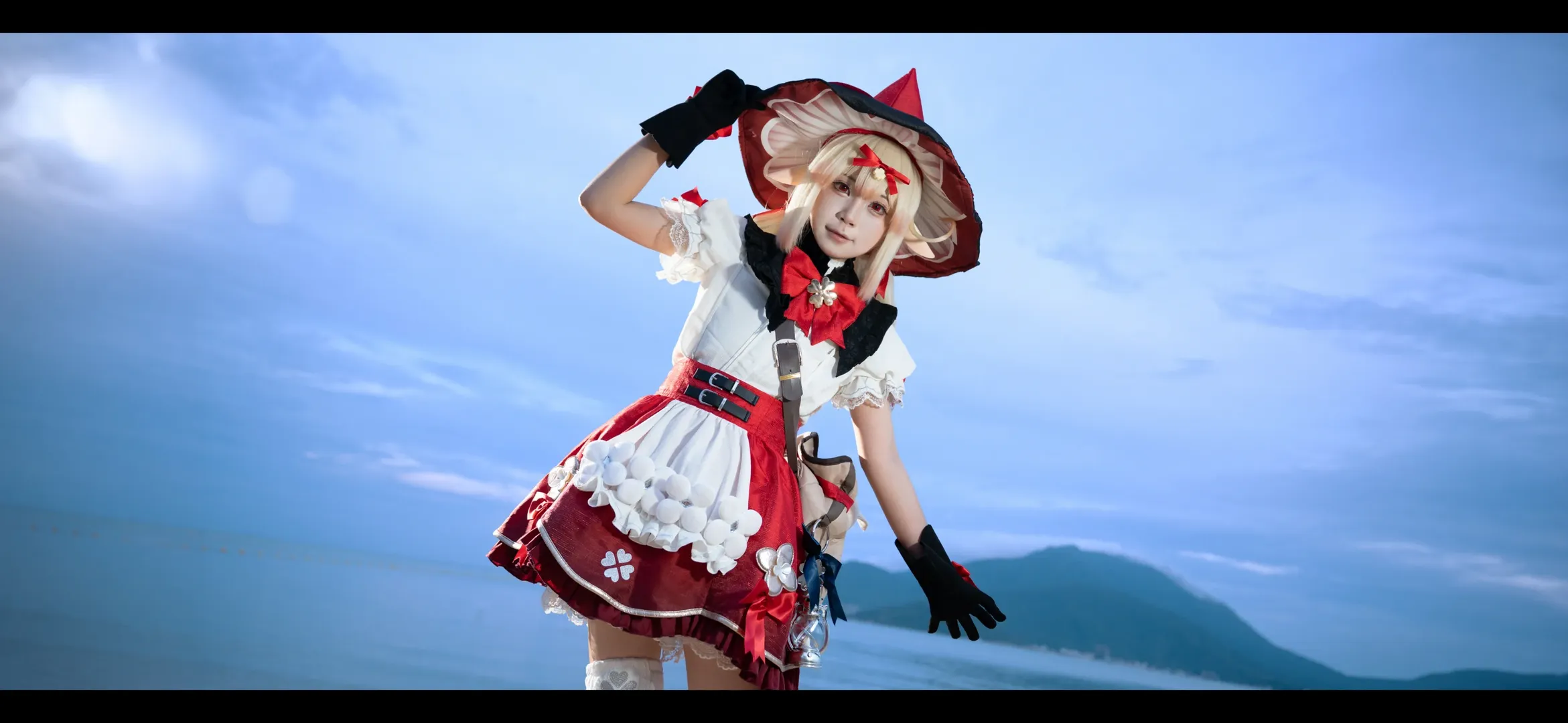 Cosplay, 原神, 可莉cos, Klee, 海边摄影 - 第2张