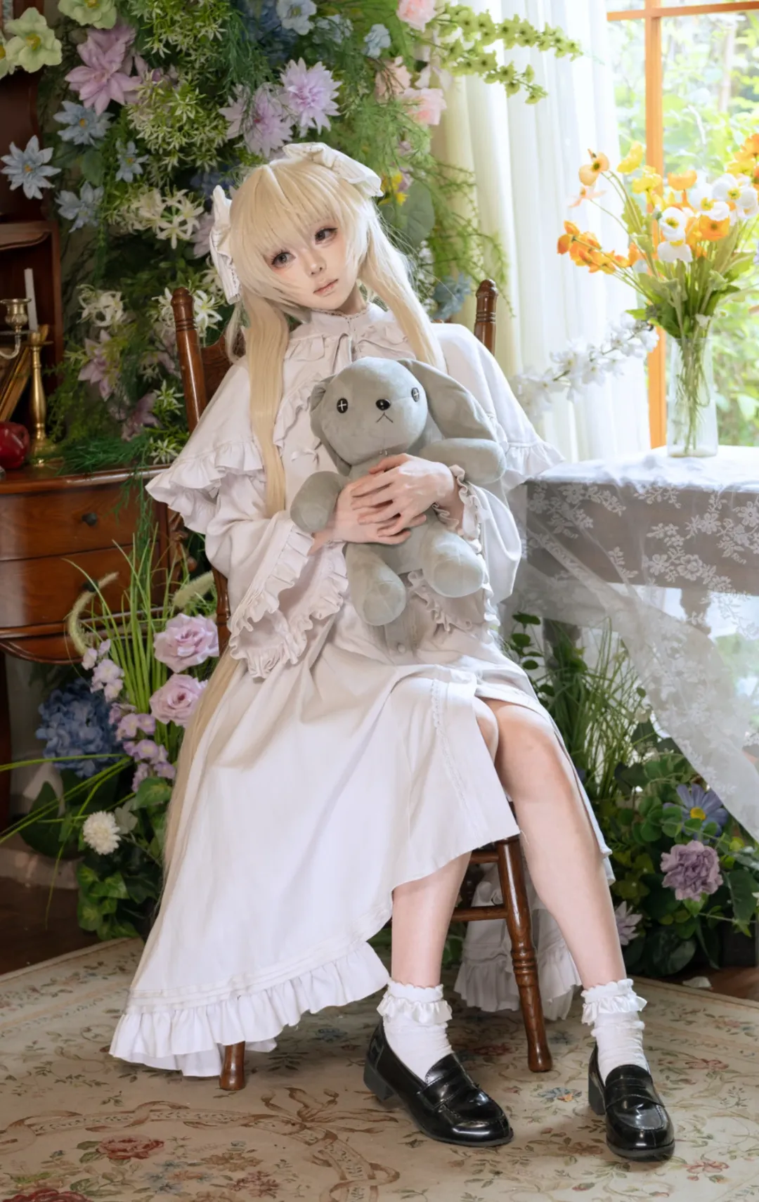 cosplay, 二次元摄影, 洋装, 缘之空, 春野日穹cos - 第2张