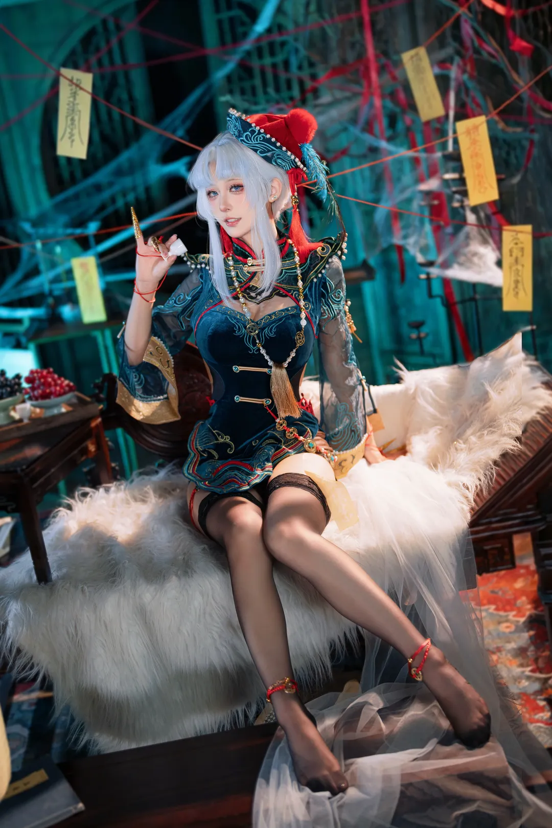 玉玲珑cos, 永劫无间, 古风cosplay, 游戏角色还原, 墨行衣 - 第3张