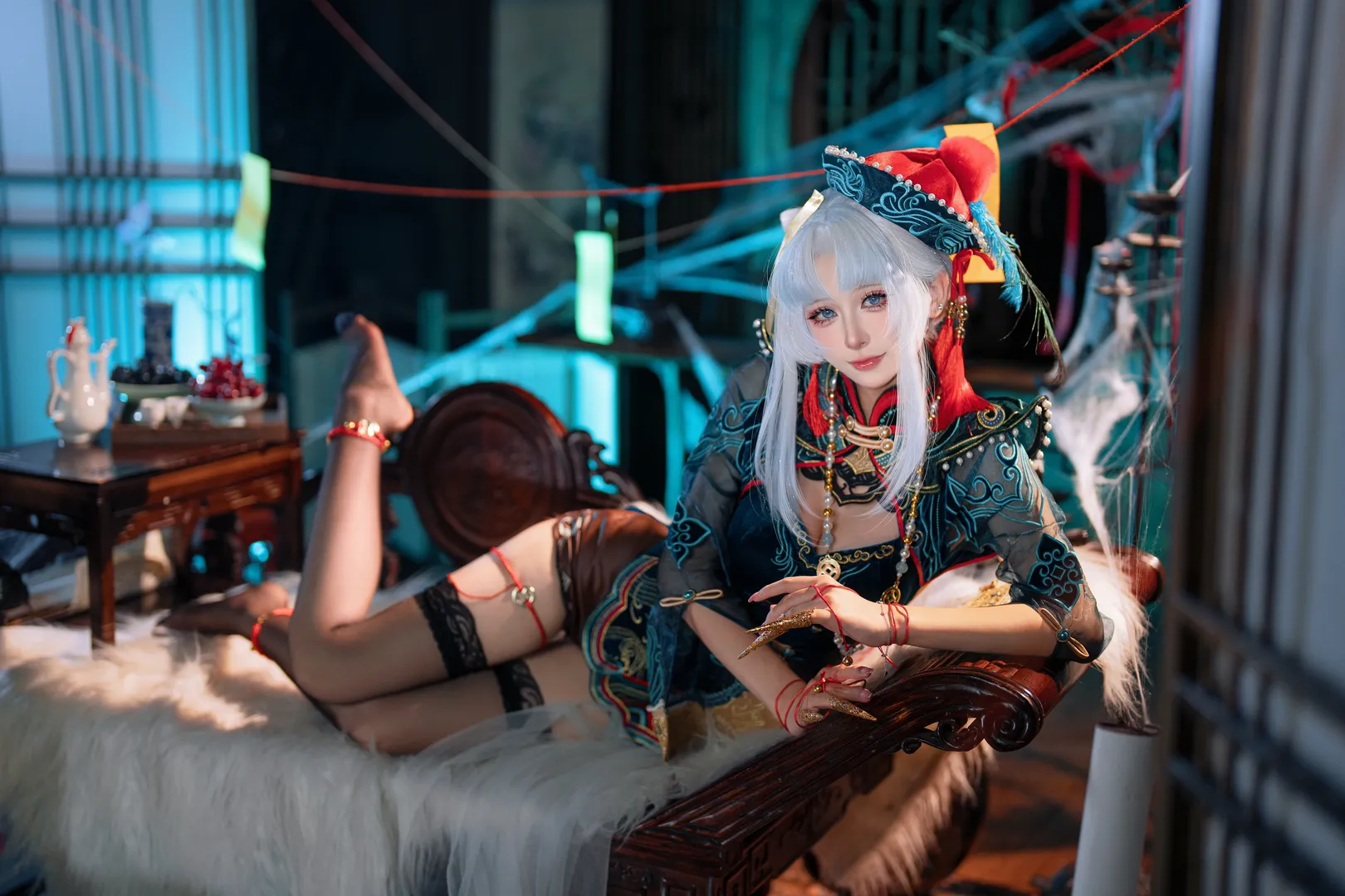 玉玲珑cos, 永劫无间, 古风cosplay, 游戏角色还原, 墨行衣 - 第4张