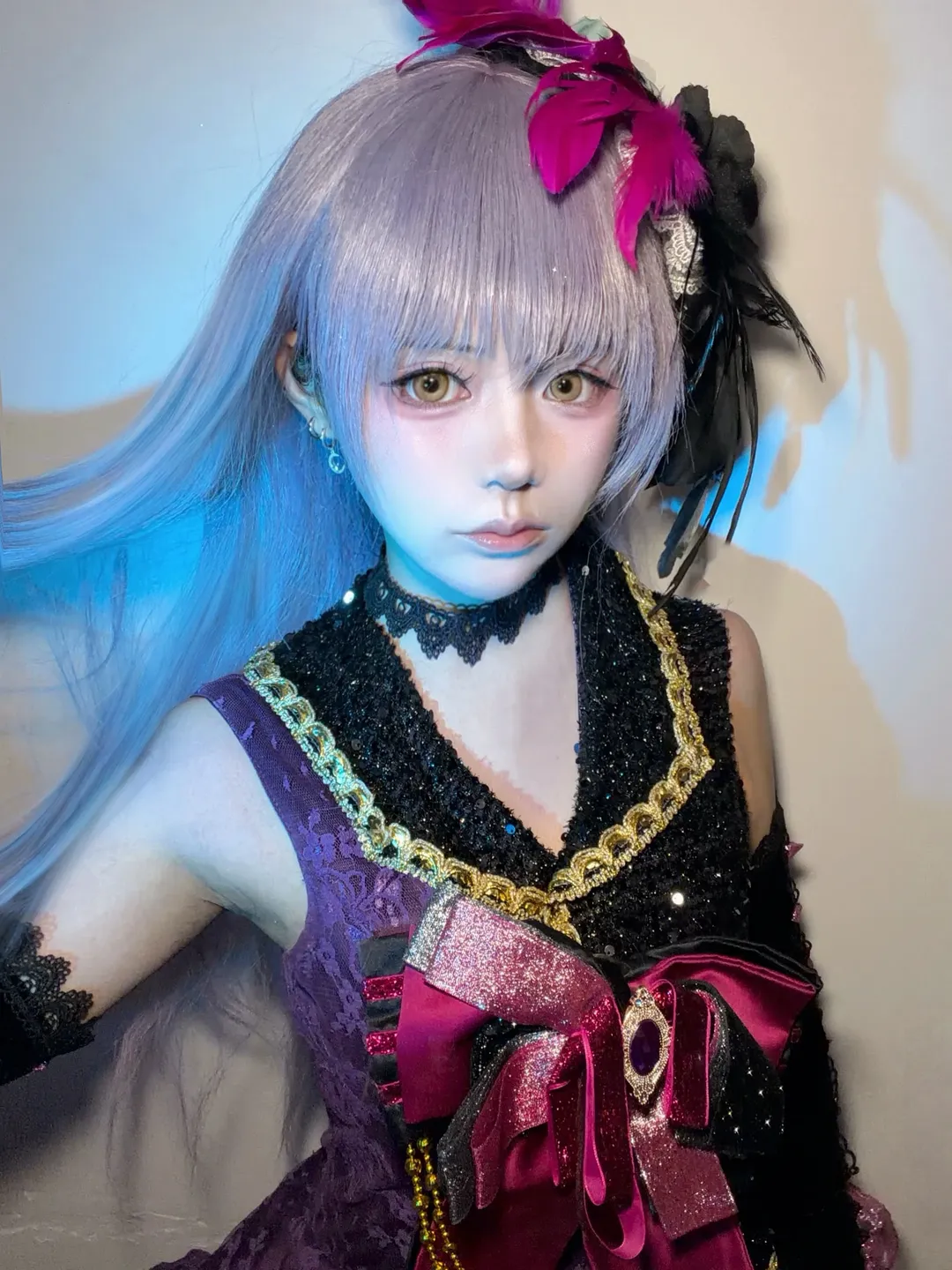 二次元, cosplay, 凑有希那cos, Bang Dream!, roselia