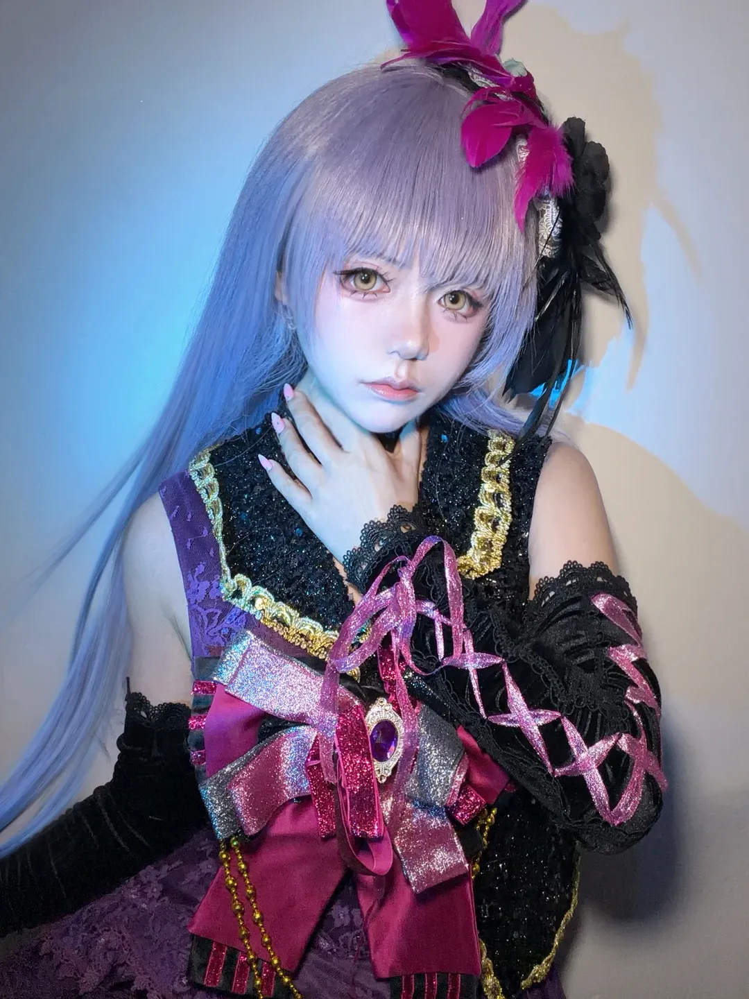 二次元cosplay, BanG Dream!, 凑有希那cos, Roselia, 舞台偶像