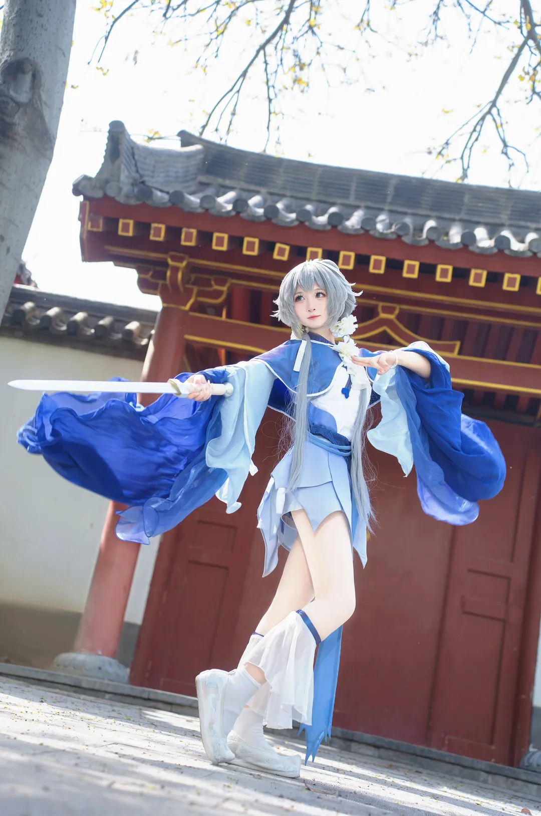二次元, 和风, 古风cosplay, 洛天依cos, 洛水天衣