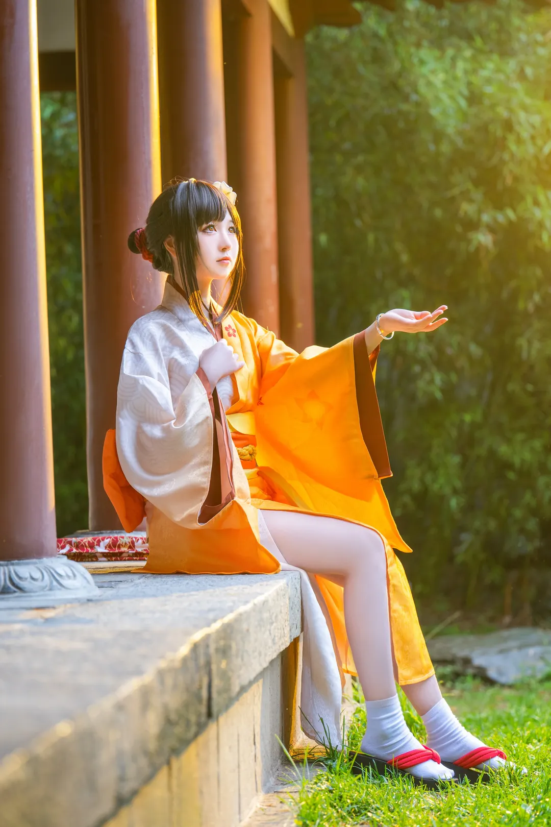 cosplay, 户外摄影, 王者荣耀, 汉服风格, 武藏cos