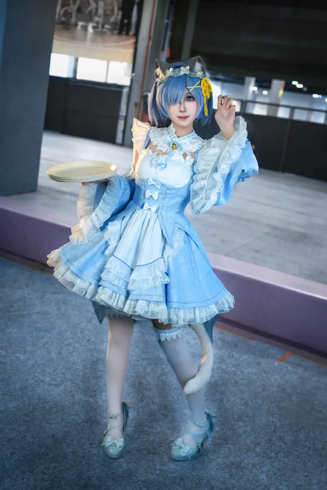 Cosplay, 角色还原, 少女感, 视觉系, 蓝色系