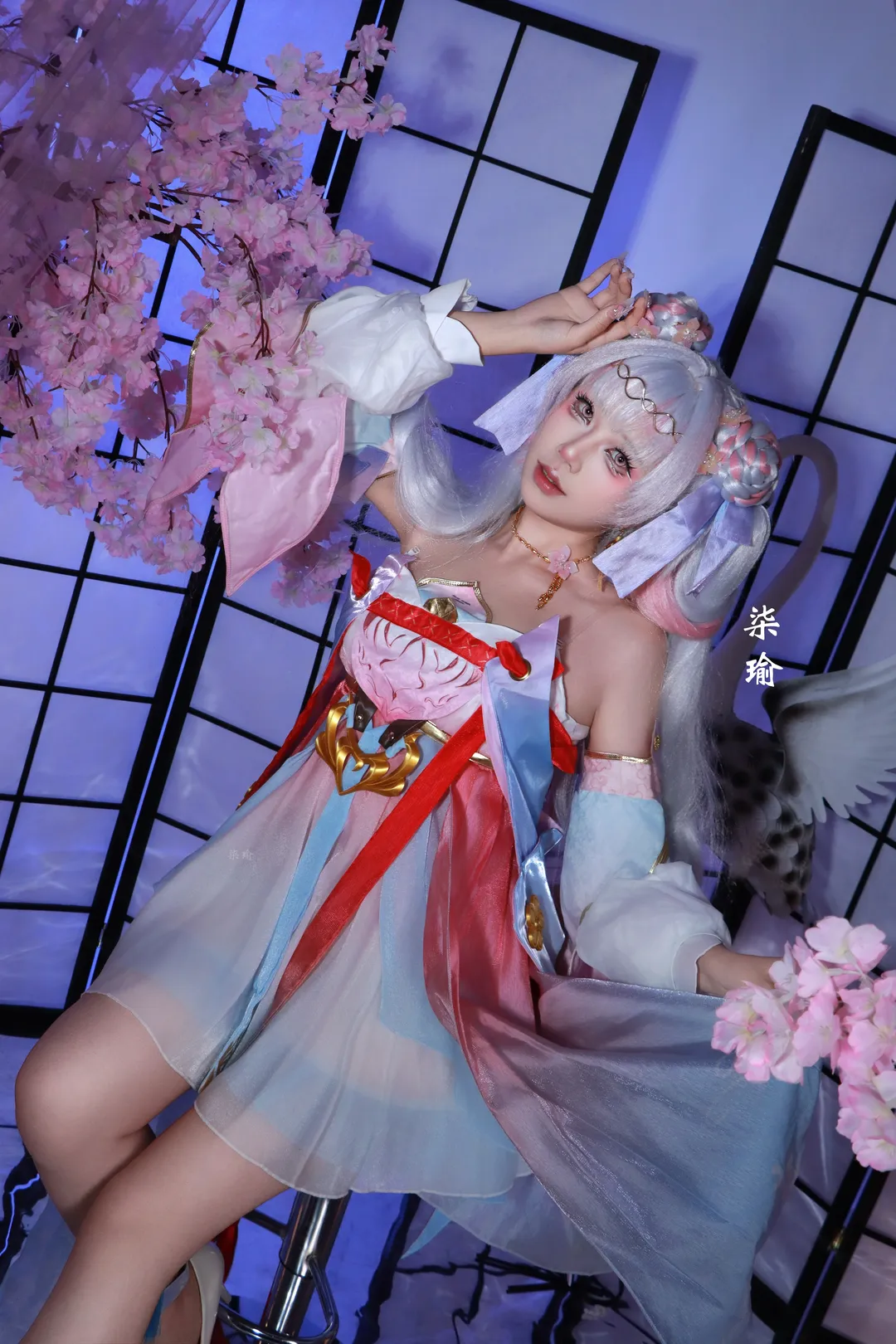 鸣潮, cosplay, 今汐cos, 国风摄影, 桃夭灼灼 - 第3张