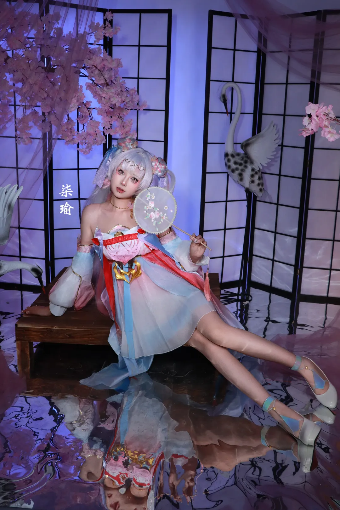 鸣潮, cosplay, 今汐cos, 国风摄影, 桃夭灼灼 - 第5张