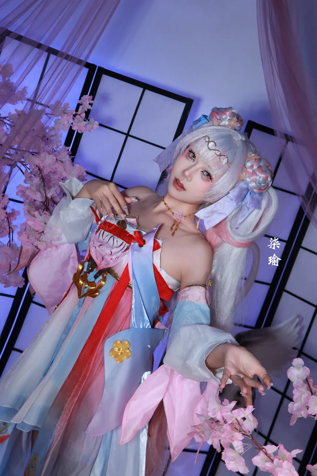 鸣潮, cosplay, 今汐cos, 国风摄影, 桃夭灼灼 - 第6张