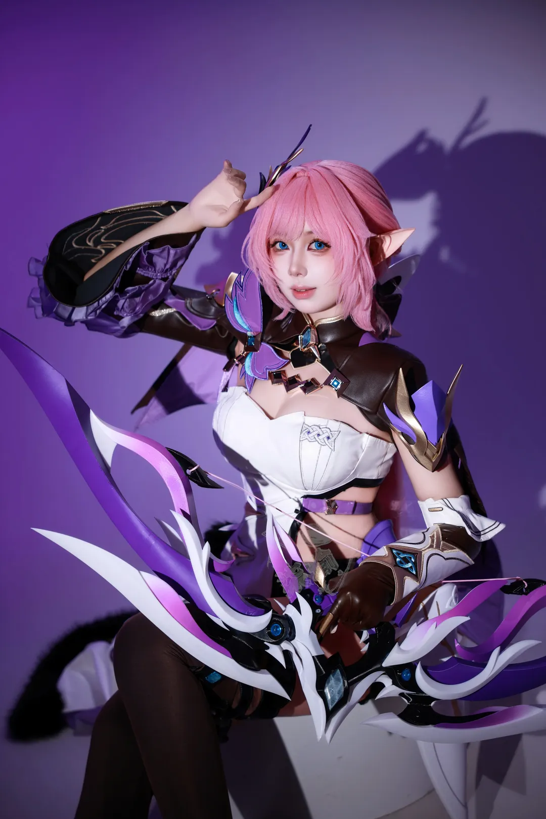 エリシア コスプレ, 崩壊 3rd, 真我英傑, アーチャー, 紫色の雰囲気 - 2枚目