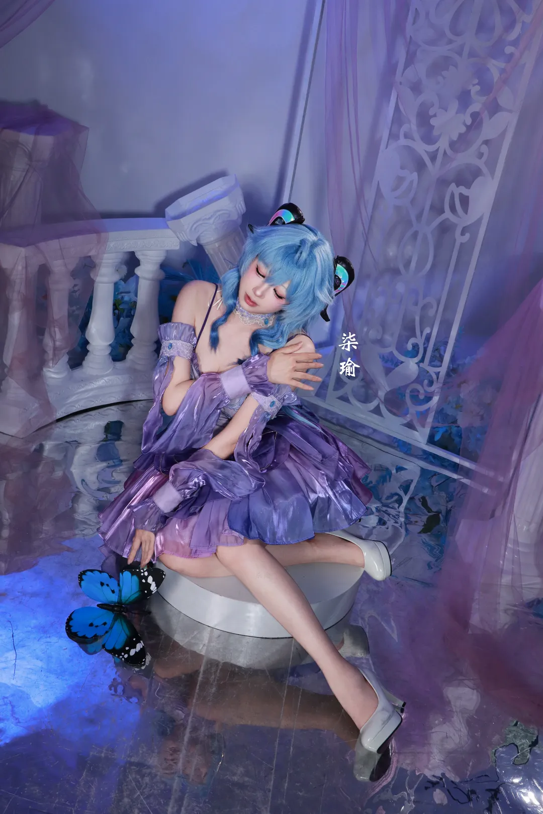 原神, 甘雨cos, cosplay, 原神cos, 芭蕾元素 - 第2张