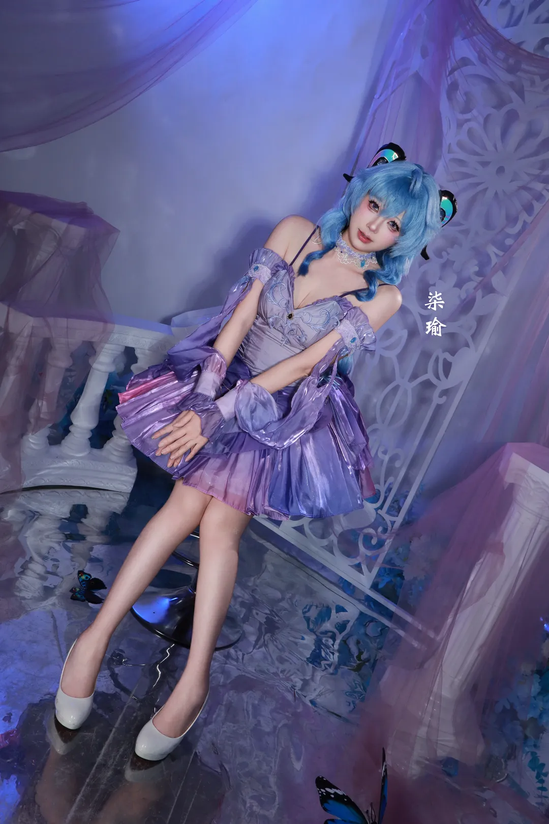 二次元, 原神, 甘雨 コスプレ, コスプレ撮影, バレエスタイル