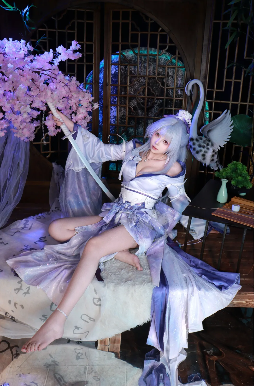 Wuthering Waves, Traditional style cosplay, Hiyuki cosplay, Anime-style photography, Xianxia photography