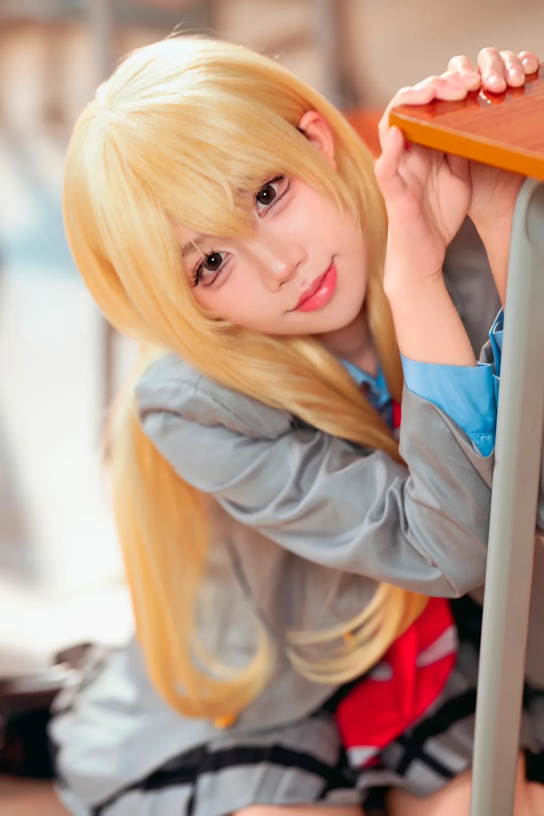jk制服, cosplay攝影, 宮園薰cos, 四月是你的謊言, 小提琴 - 第11張