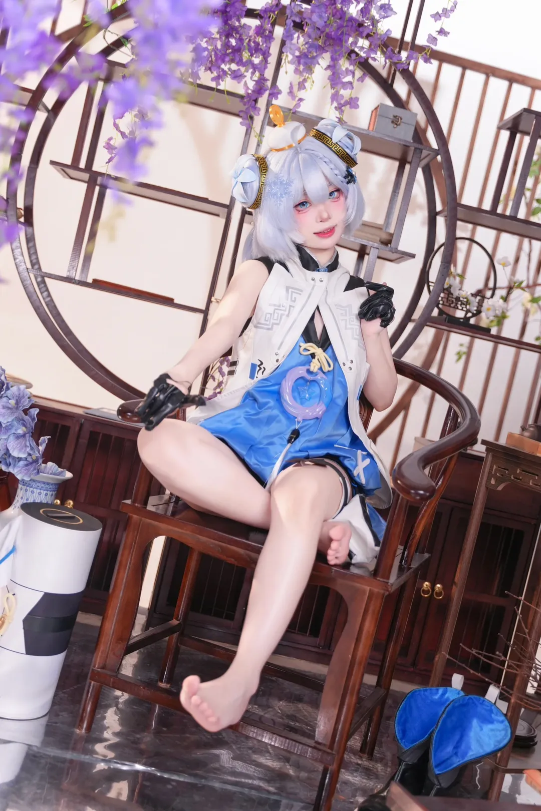 鸣潮, 二次元cosplay, cosplay日常, 釉瑚cos, 鉴宝大师