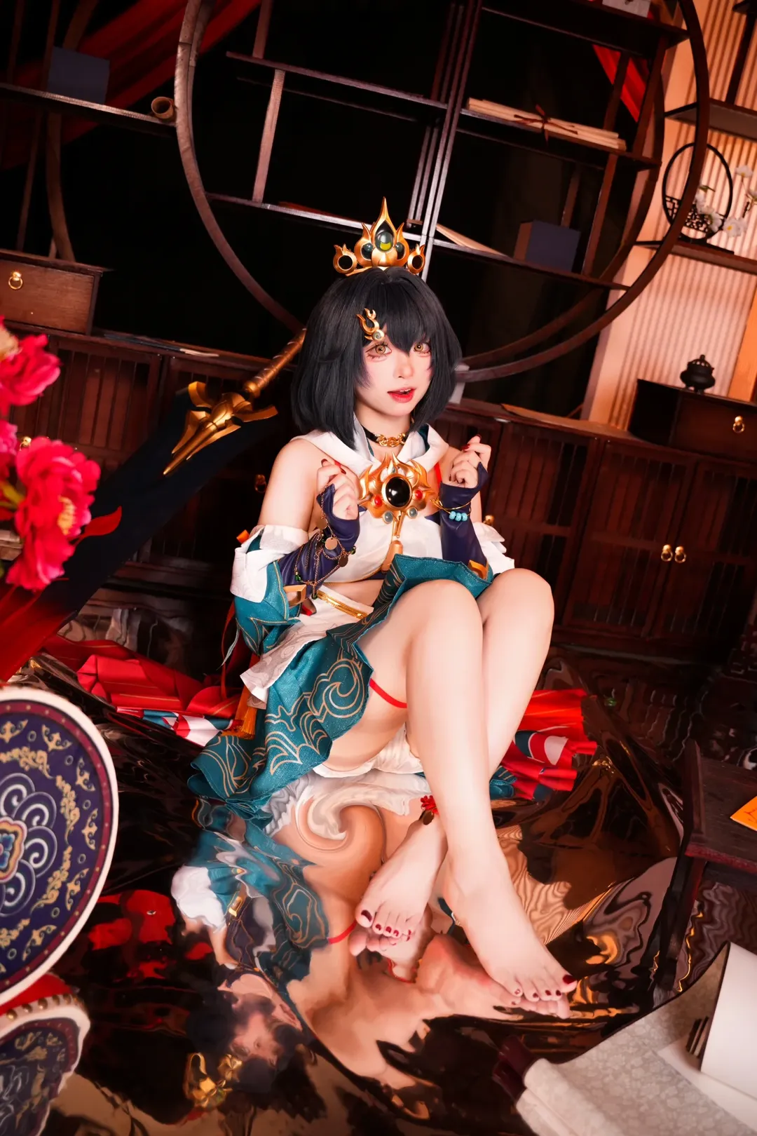 崩坏星穹铁道, 云璃cos, cosplay摄影, 国风道具, 镜面反射 - 第2张