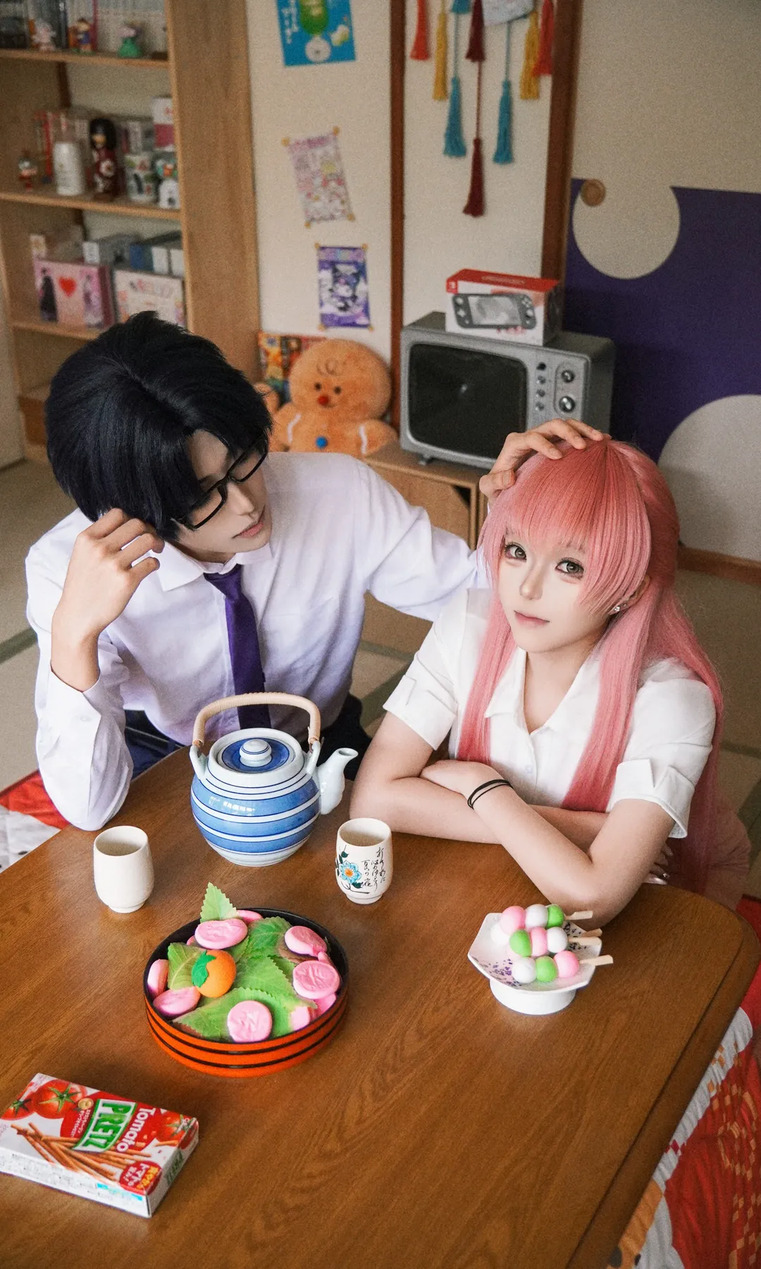 双人cos, 日常cosplay, 桃濑成海cos, 阿宅的恋爱真难, 和室布景