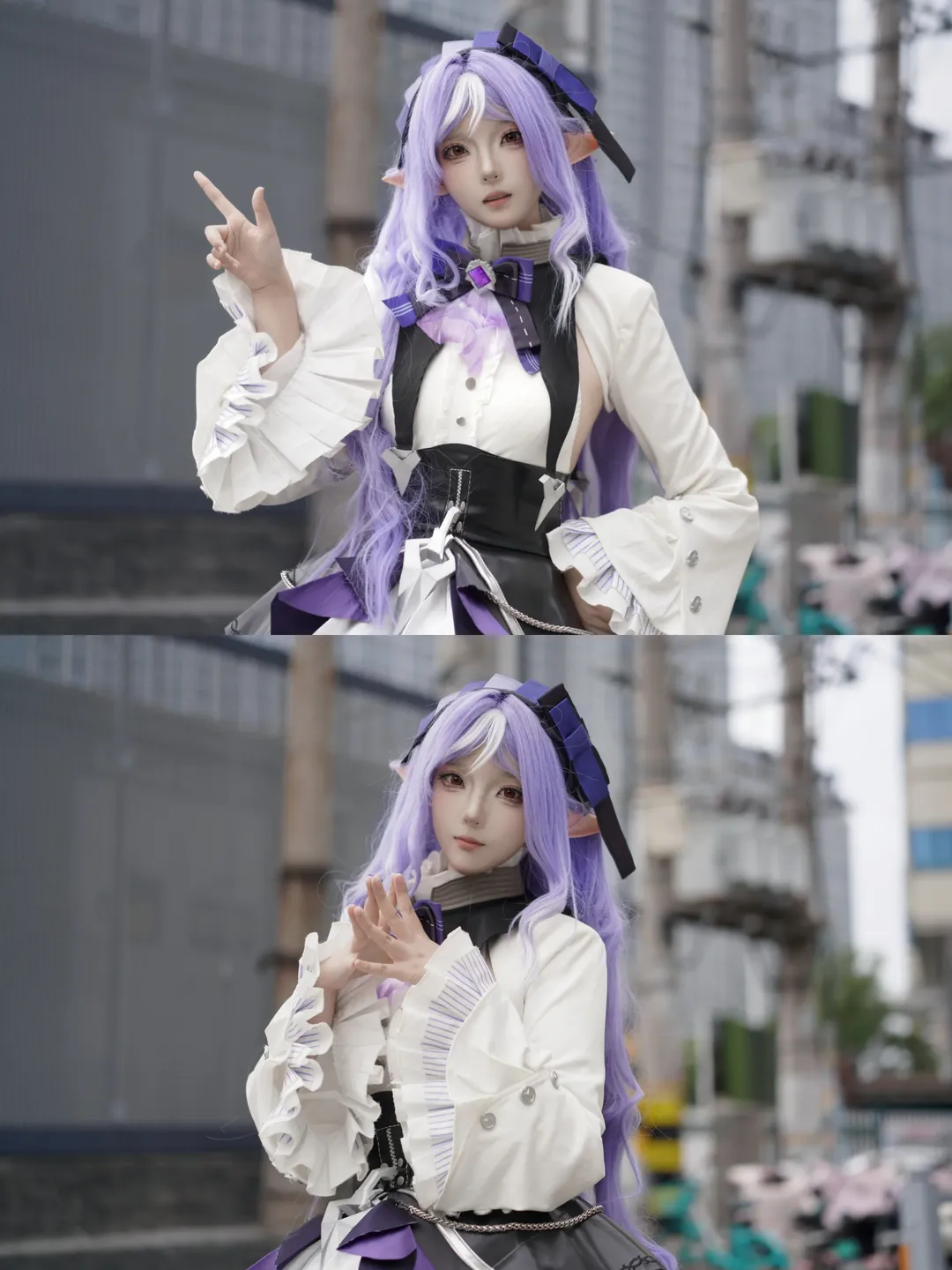 Cosplay, 绝区零, 二次元摄影, 薇薇安cos, 地铁外景 - 第1张