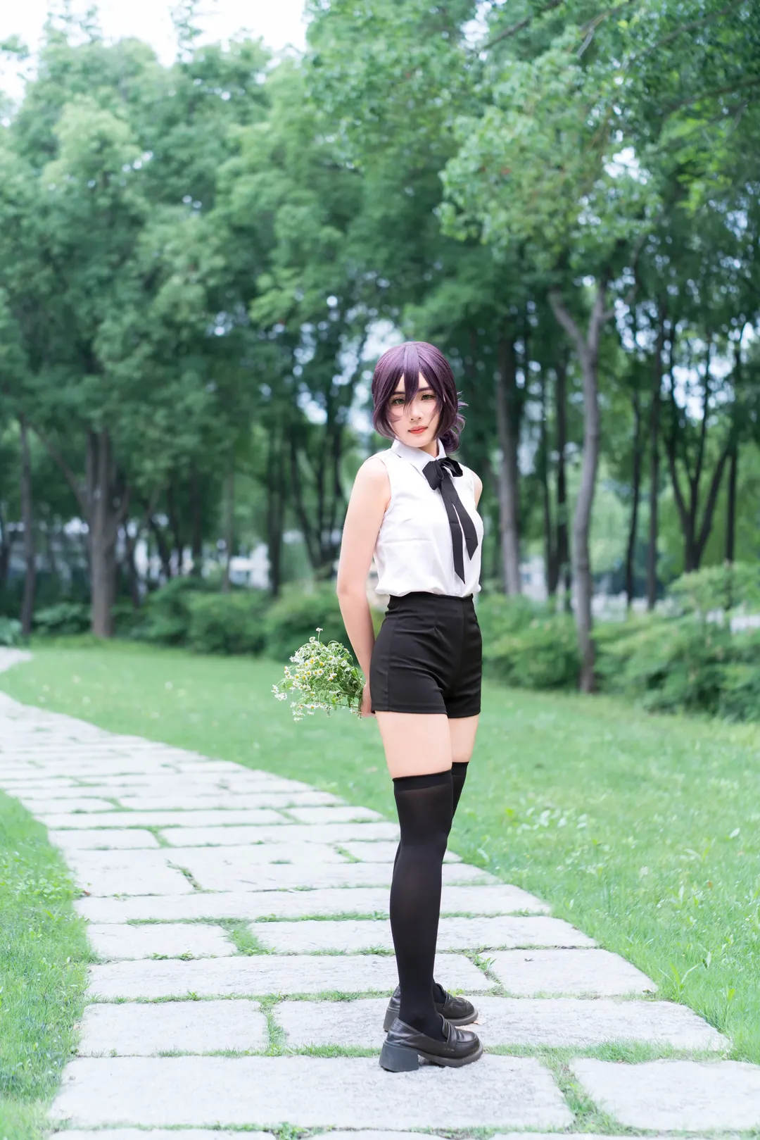 唯美写真, 户外摄影, 二次元cosplay, 蕾塞cos, 电锯人 - 第1张