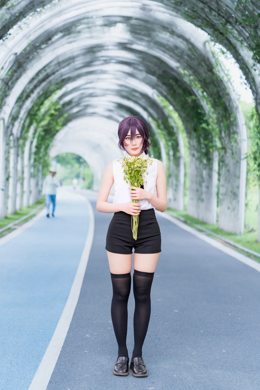 唯美写真, 户外摄影, 二次元cosplay, 蕾塞cos, 电锯人 - 第3张