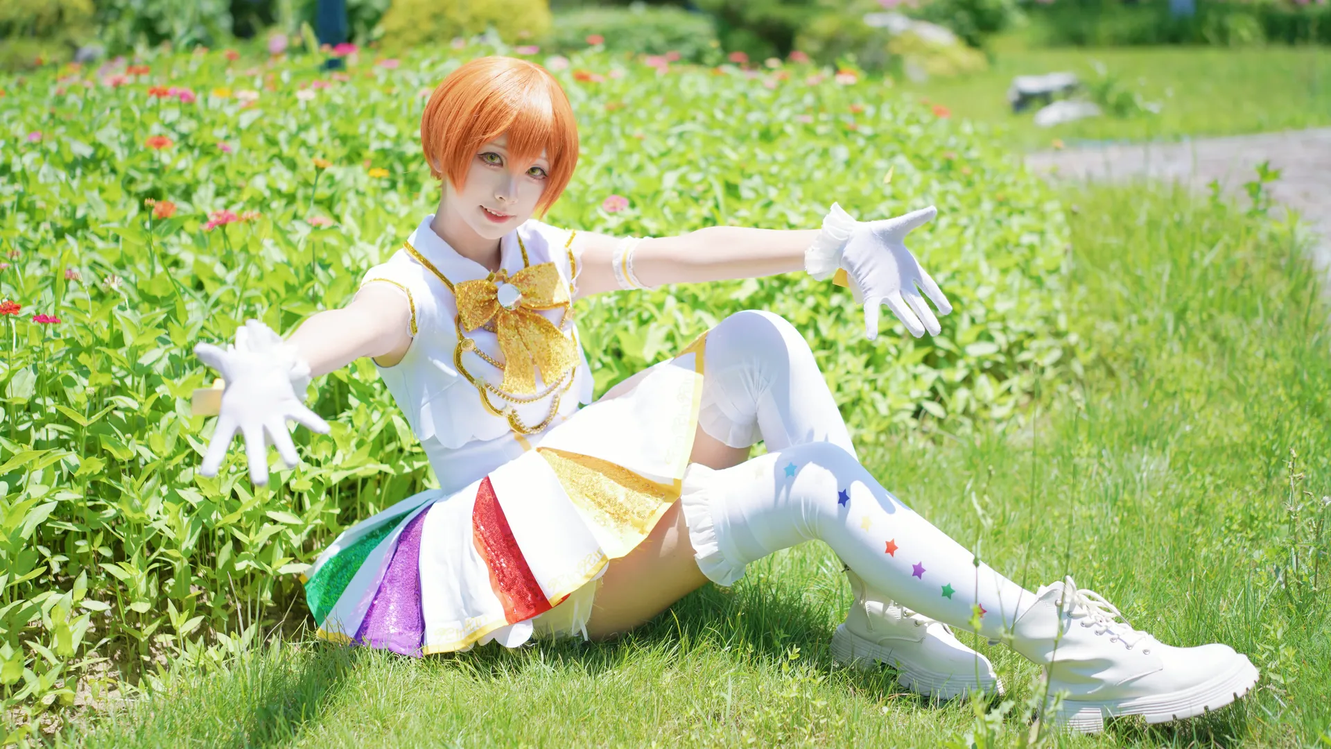 二次元摄影, 星空凛cos, 缪斯, LoveLive!, 偶像cosplay