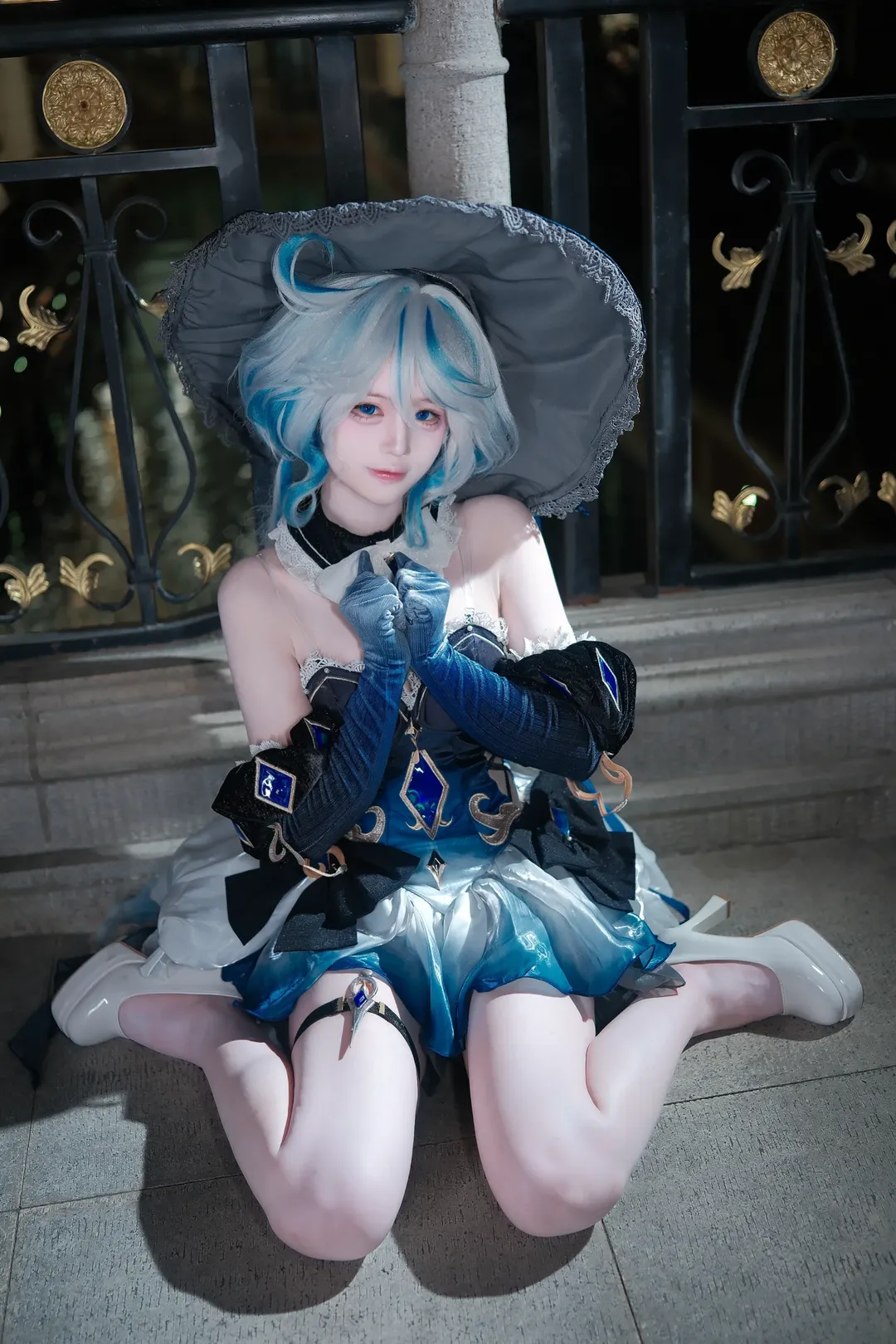 角色扮演, 原神, 芙宁娜cos, 夜景人像, cosplay摄影 - 第2张