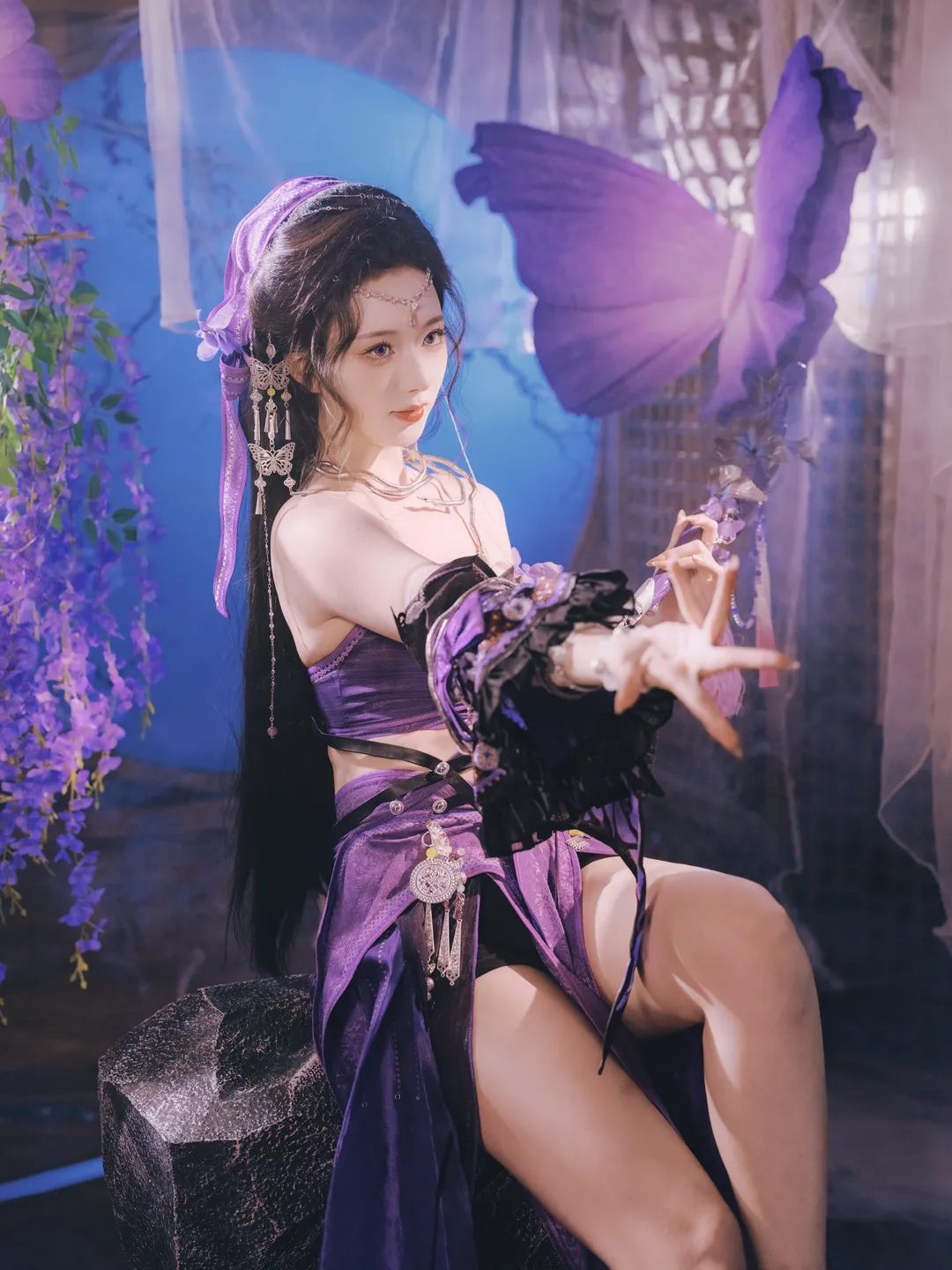 Anime cosplay, Ancient style cosplay, Five Poisons Sect Cosplay, JX3, JX3 cosplay - Image 4