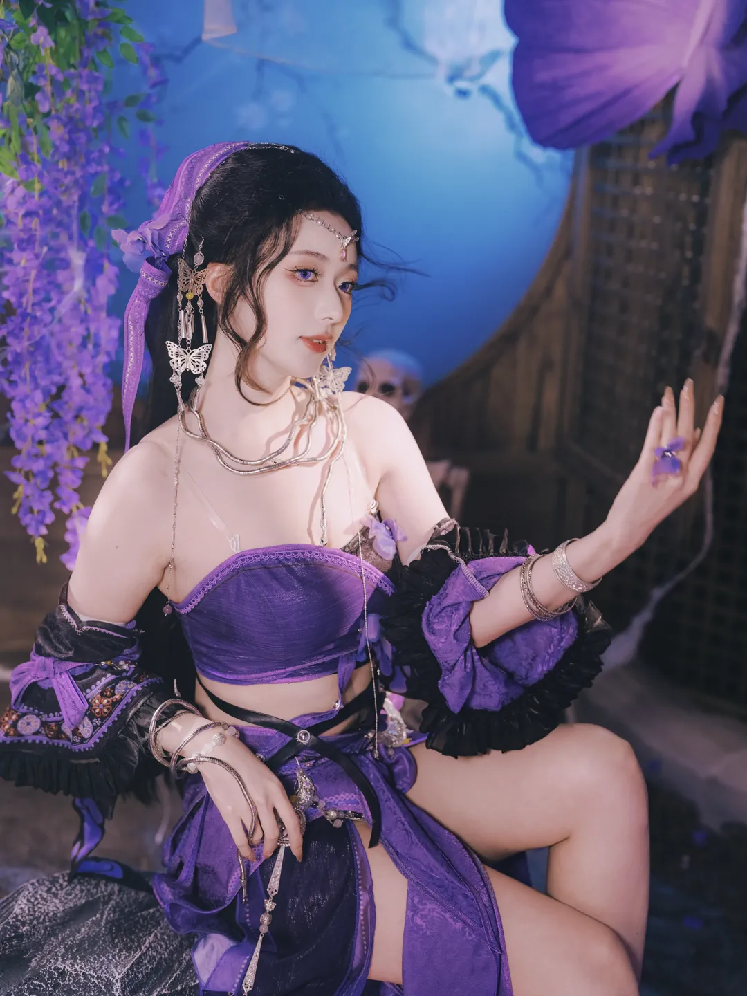 异域风情, 五毒cos, 剑网3, 苗疆少女, 鸢尾蝶 - 第2张