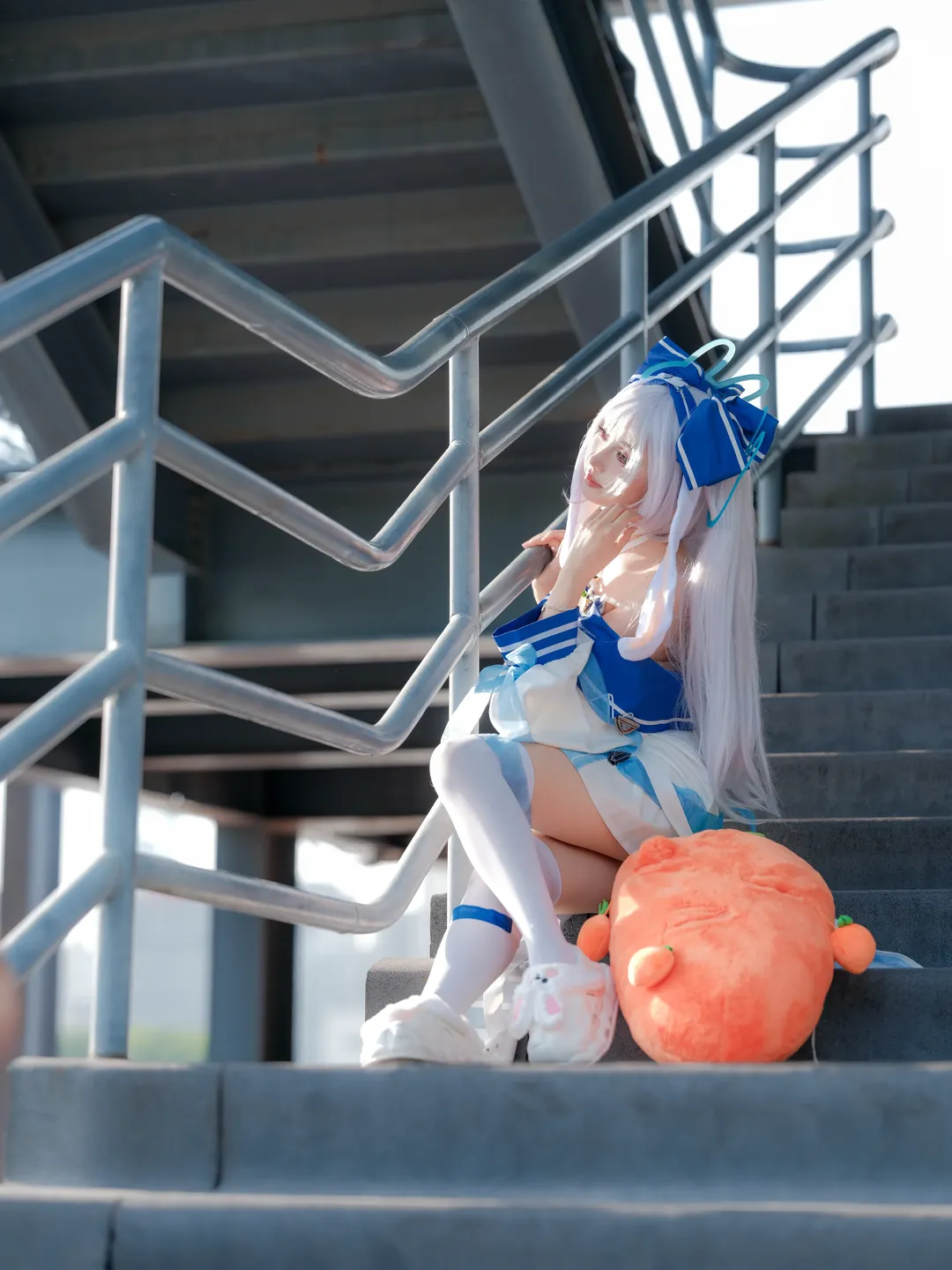 二次元少女, 碧蓝航线, 户外摄影, 拉菲cos, 白毛cosplay - 第6张